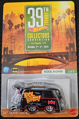 Hot Wheels Kool Kombi LA  Convention Batman  LOW NUMBER  #374/4000