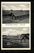 Klosterlechfeld, Baracken des Truppenlagers, Ansichtskarte 