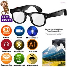 Smart glasses for drivers, anti-blue light Bluetooth sunglasses Popula