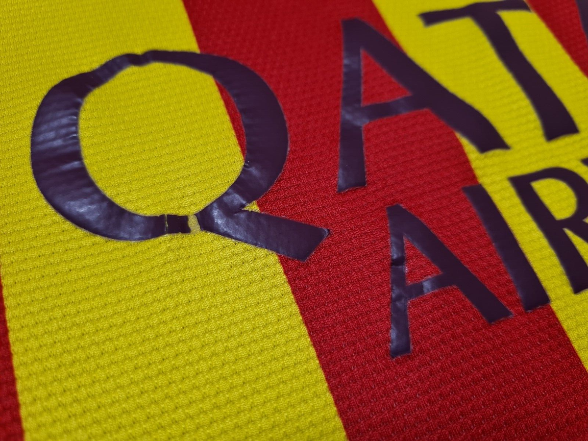 BARCELONA 2013 2014 AWAY FOOTBALL SHIRT SOCCER JERSEY CAMISETA szS