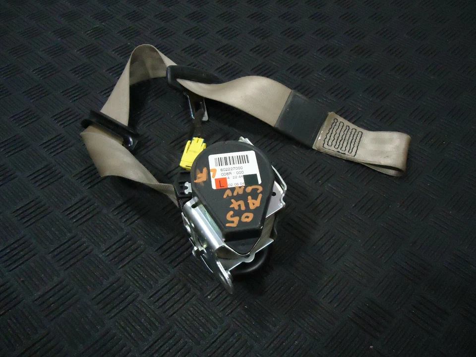 AUDI A4 2005 convertible cinturón de seguridad delantero izquierdo lado del conductor beige Foto 4 de 4