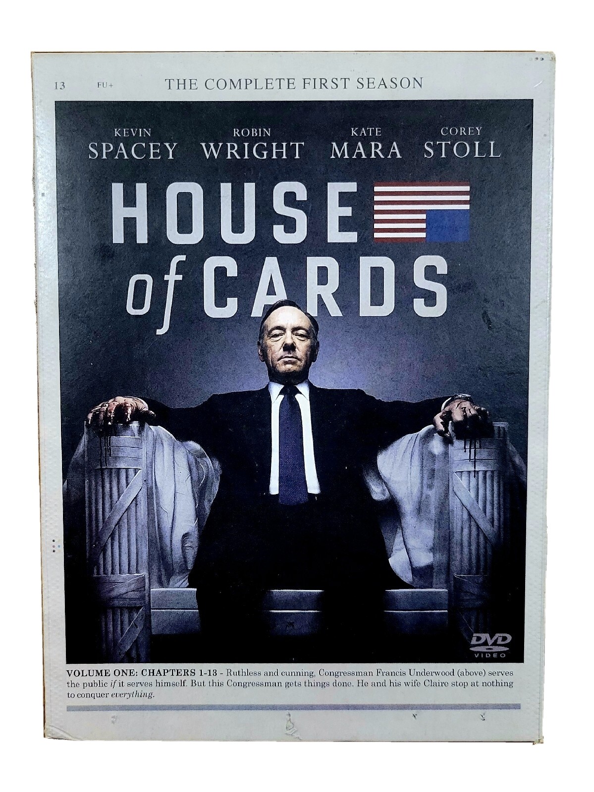 Complete First Season HOUSE OF CARDS Box Set, 5 Playable DVD's 2013