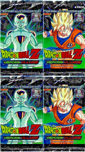 2015 Dragon Ball Z HEROES & VILLAINS Juego de cartas coleccionables - Tres paquetes de 5 cartas - Imagen 4 de 4
