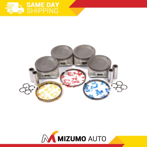 Pistons w/ Rings fit 0006 Nissan Sentra 1.8L DOHC QG18DE 16V eBay