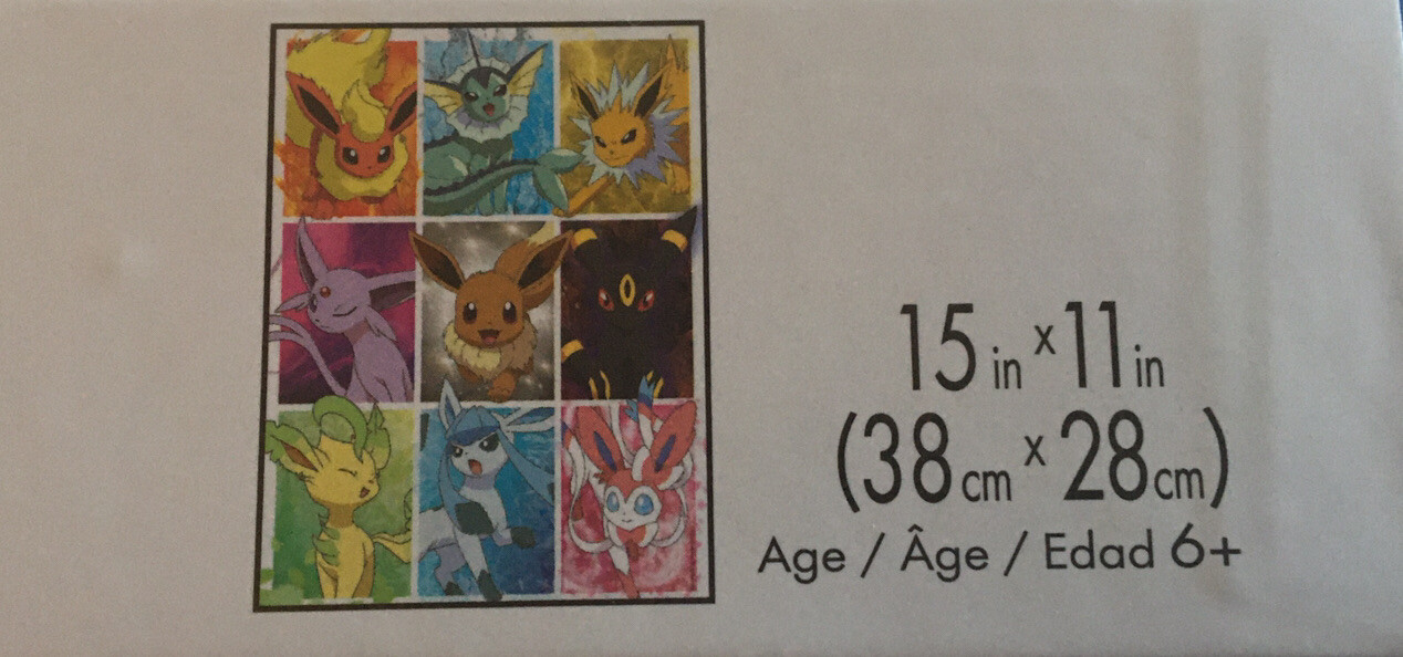 Buffalo Games Entertainment Pokemon Eevee Evolutions Frames 100 Pieces  Jigsaw Puzzle