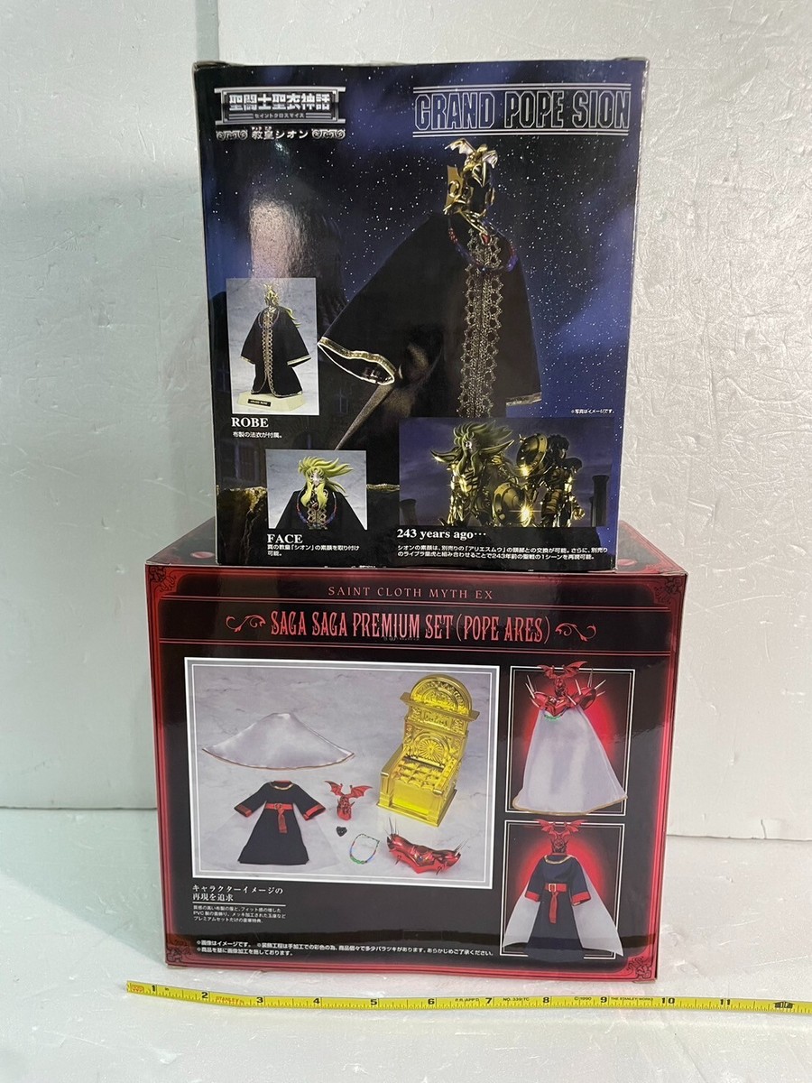 Saint Seiya Cloth Myth EX POPE Sion & POPE Ares Saga Premium