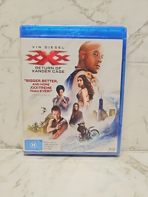 XXX - Return Of Xander Cage Blu-ray, 2017 Vin Diesel - Brand New Sealed Region B