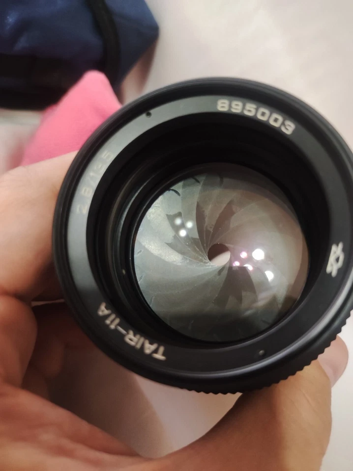 Lente KMZ Tair-11A 135 мм f2.8 M42 fabricada en la URSS 895003 Foto 3 de 4