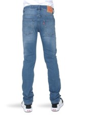 LEVI'S Youth Boys Jeans 28/28 Size 16 Skinny Slim Stretch Adj Waistband NWT 48
