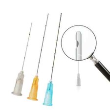 10/20/50Pcs Sterile Micro Cannula Pins With Blunt Tip for Fillers Syringe Tips