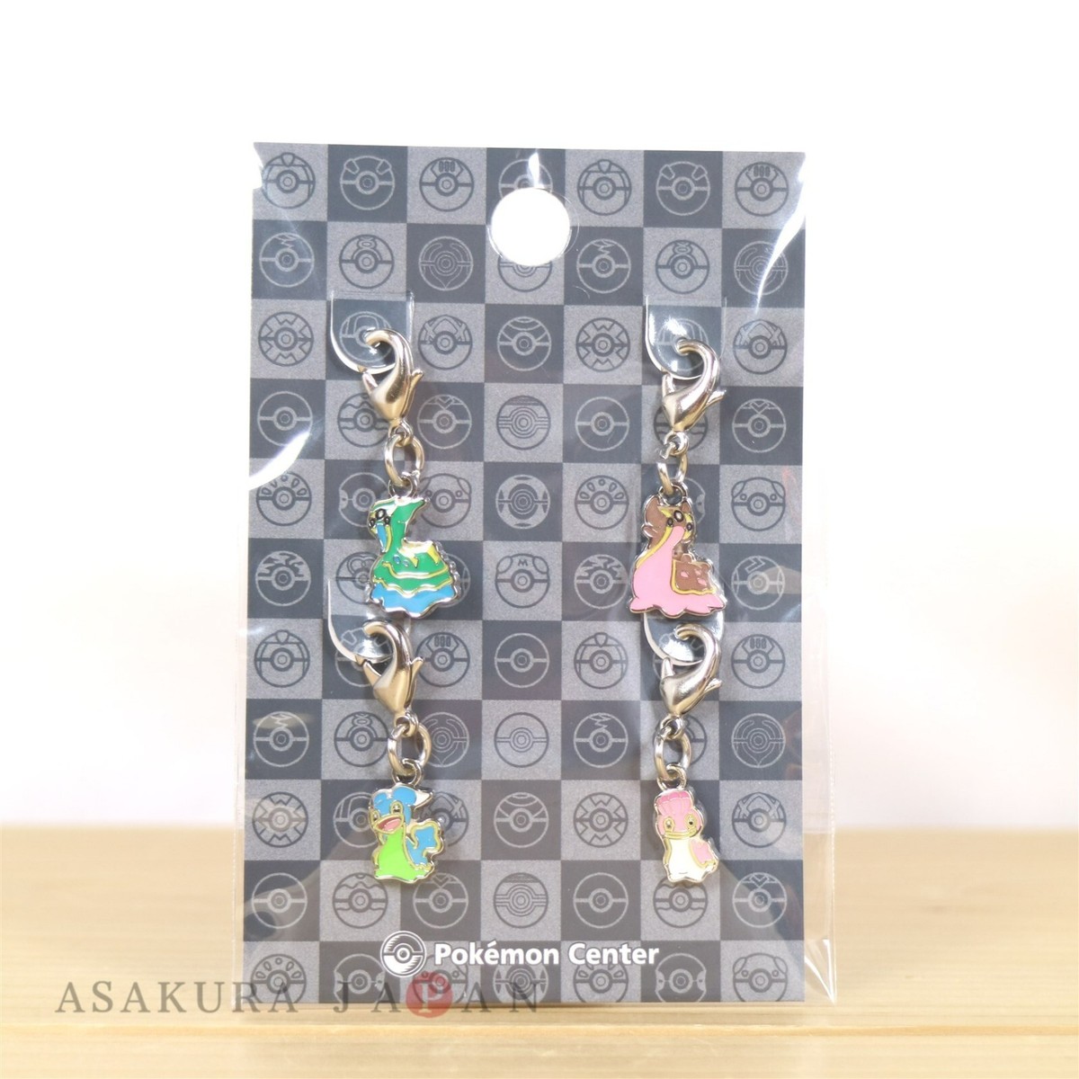 Pokemon Center Metal Charm # 422 423 Shellos Gastrodon Key chain