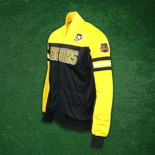 Pittsburgh Penguins NHL Mitchell & Ness "Defenseman" Men's Full Zip Track Jacket - Picture 2 of 7