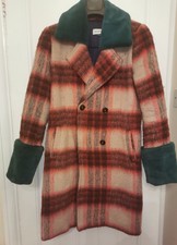 Ladies Denim Hunter Sandy Coat With Detachable Sleeves & Collar Size 38