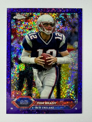   2024 Topps Composite Chrome Purple Speckle Refractor /250 TOM BRADY