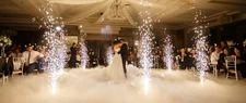 Dry Ice machine  Walking On Clouds Hire cold spark 1st Dance Wedding Party Smoke