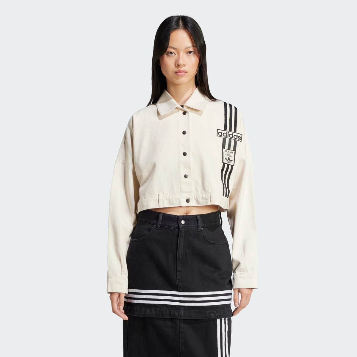 adidas WMNS Adibreak Denim Track Top Natural Denim JD5617