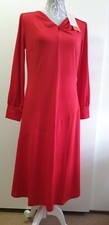 Finery Aveling Twist V Neck Midi Dress, Sired Red UK 12