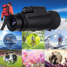 50X60 Zoom Optical HD Lens Monocular Telescope  Tripod  Clip for Cell Phone