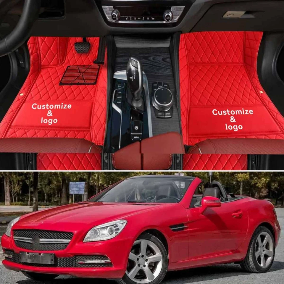 For Mercedes Benz SLK200 SLK230 SLK250 SLK280 SLK300 SLK320 SLK350 Car Floor Mat - Image 2 of 4