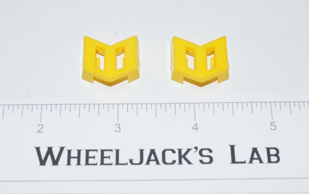 Omega Supreme Small Leg Clips 2x 1985 G1 Transformers Vintage Hasbro