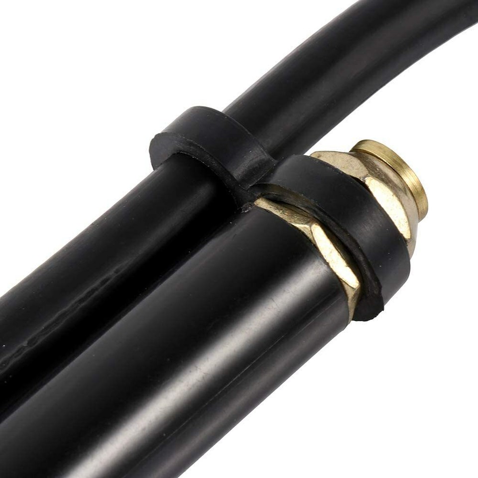 Air Compressor Tire Inflator Attachment Air Hose Tire Inflator XYWZV Heavy Duty Brass Air Chuck With Clip Adapter, Open Flow Straight Tire Chuck , 1/4" FNPT Tyre Chuck For Tire Inflator Pressure - Foto 2