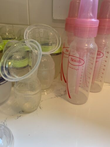 Como Tomo Bottle Lot *8 (8oz) 5 (5oz)* 2 Haakaa Breast Pumps 3 Dr Browns Bottles - Picture 5 of 10