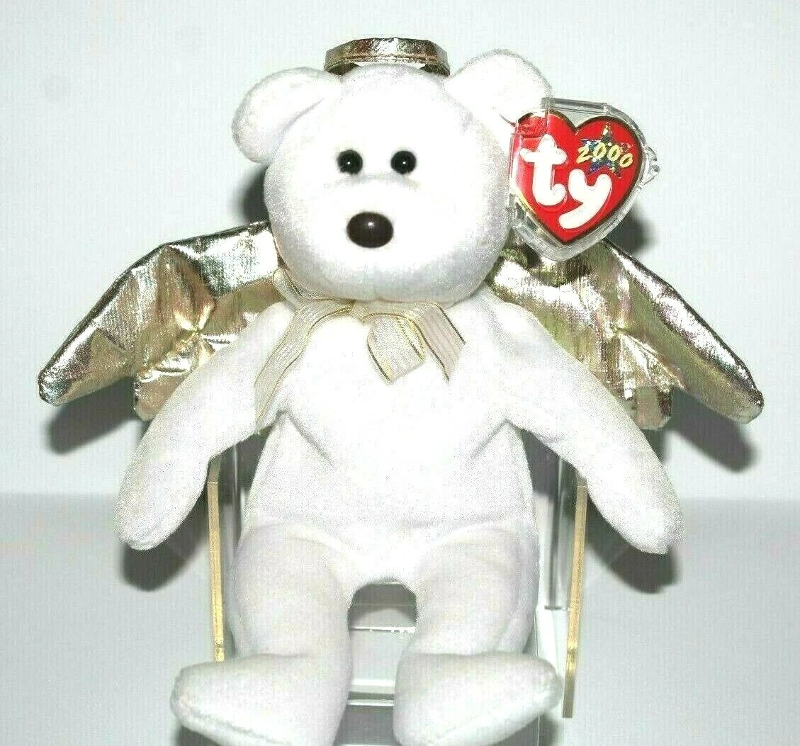 Halo August 31 1998 RARE Brown Nose Collectible Ty Beanie Baby