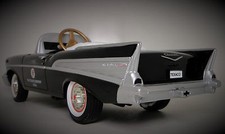 Mini Pedal Car 1957 57 Chevy "Too Small To Ride On" Metal Body Collector Model
