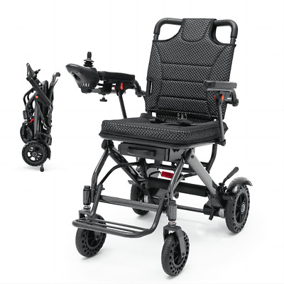 Open Box Foldable Electric Wheelchairs Intelligent Lightweight For Airline