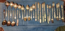 26 pc. National Silver Co. Flatware, Princess Royal Pattern with CASE FREE SHIPP