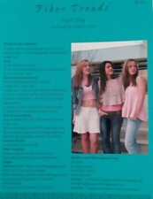 Crochet Top Caplet Skirt TRIPLE PLAY Fiber Trends Crocheting Pattern 2005 AC-72