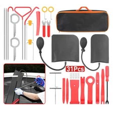31Pcs Universal Emergency Auto Car Window Door Open Unlock Repair Tools US