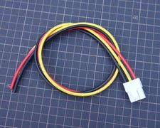 3-Pin Power Cable Plug For Bendix King BK DMH5992X DMH5992R P25 Mobile Radio