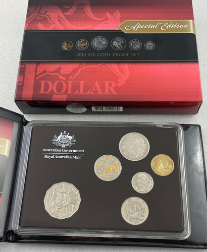 2014 Australia RAM Proof Special Edition Set - INCL Selectively Gold Plated $1! - Imagen 2 de 8