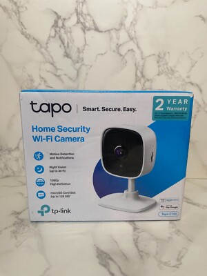 TP-Link Tapo 1080P Indoor Security Camera for Baby Monitor Dog Night Vision C100