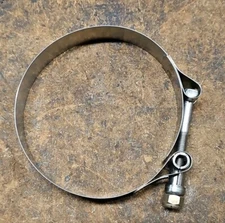   IDEAL Stainless Steel 3.75" ID Radiator Hose Clamp Heavy Duty T-Bolt Clamp 