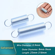 Wire Dia 0.9mm Galvanized Expansion Tension Extension Expanding Extending Spring