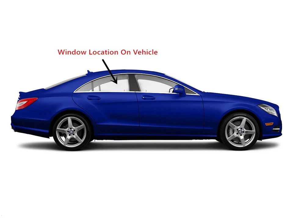 Fits 12-18 Benz CLS400 CLS550 CLS63 Passenger Side Rear Door Window Glass OEM Foto 3 de 4