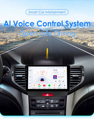 8+128G 9'' Android 14 Für Honda Accord 8 2008-2012 AUTORADIO Carplay DSP DAB+ BT