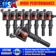 8 Pack Super Performance Ignition Coil For 2004-2010 Ford F-150 V8 5.4L 3V DG511