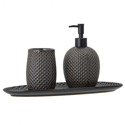 Hrin - Set Da Bagno In Gres Grigio