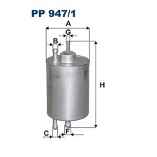Kraftstofffilter für Mercedes CLC-Klasse CL203 CLK C208 C209 A208 A209 | 243538