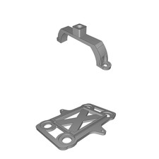 Adattatore Supporto Anti-Vibrazione per DJI Naza M Lite Crossfire 2 Drone