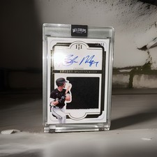 2025 National Treasures - Silhouette Signatures Braden Montgomery #SL-BMG 75/99