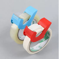 Mini Tape Dispenser With Cutter Portable Small Tape Cutter Office Stationery Too