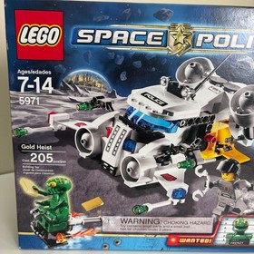 Lego Space Police Gold Heist 5971 Brand New Sealed Set 2009 Alien 205 Pieces Toy