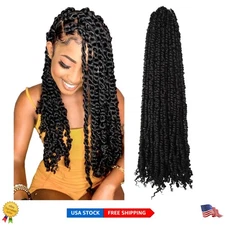 Easy Install 24 Inch Passion Twist Crochet Hair 8 Packs for Effortless Boho Look