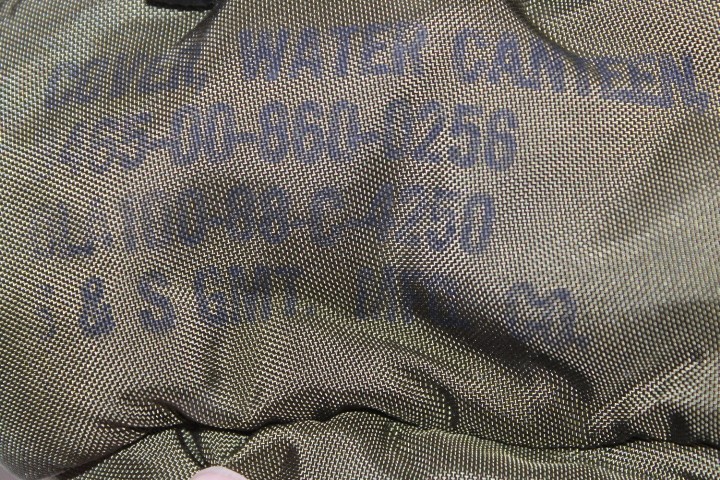 US Military Issue Nylon Web Pistol Belt Set Magazine Pouch Canteen Suspenders S