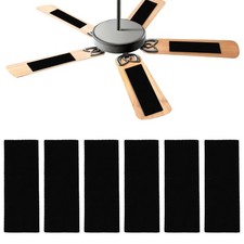 6Pcs Ceiling Fan Filter for Blades 0.12" Thick Square Fan Filter for Ceiling Fan