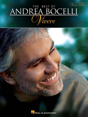 The Best of Andrea Bocelli Vivere for Vocal Piano Sheet Music Lyrics Song Book